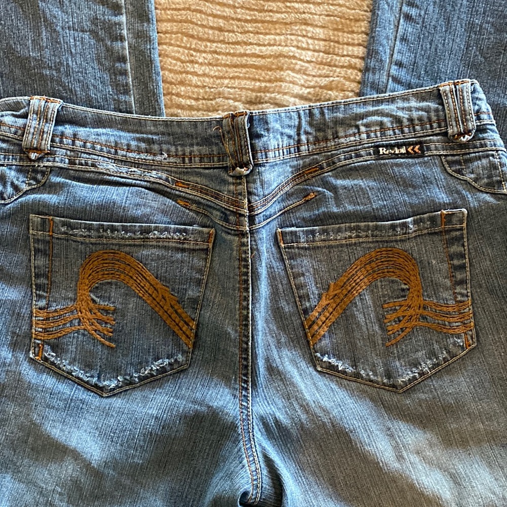 Rewind flare bottom jeans